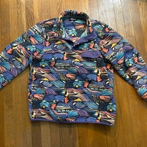 Patagonia Synchilla pitch blue sweater